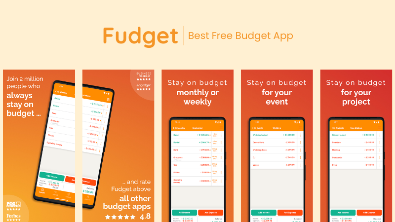 Fudget: Best Free Budget App