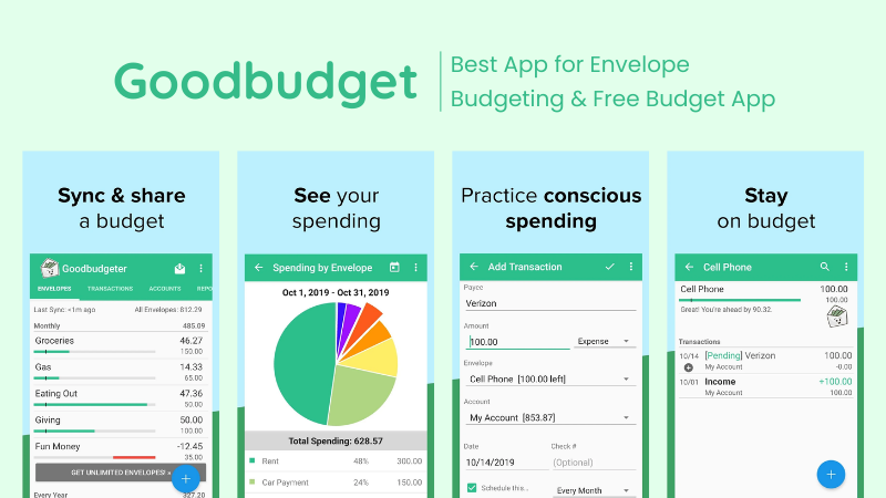 Goodbudget: Best App for Envelope Budgeting & Free Budget App