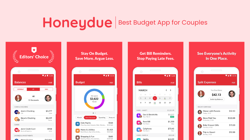 Honeydue: Best Budget App for Couples