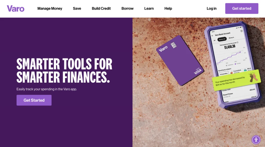 10 Best Online Banks in USA - Top Internet Bank of 2025 1 Varo bank - online bank
