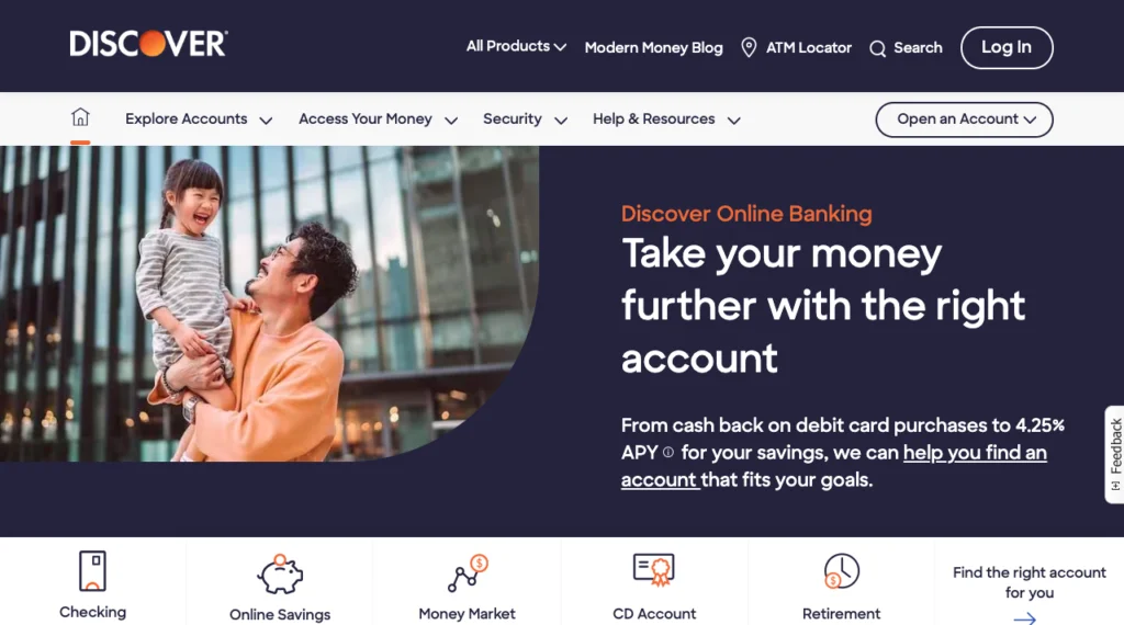10 Best Online Banks in USA - Top Internet Bank of 2025 3 Discover online bank