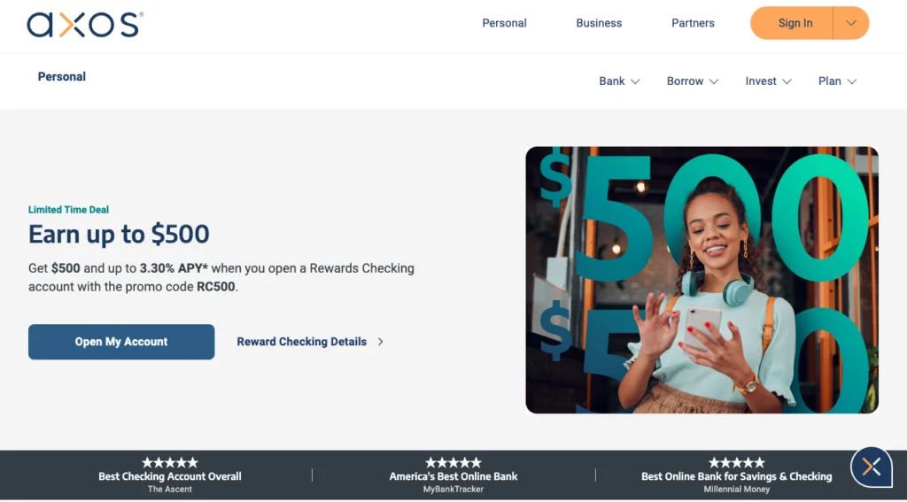 10 Best Online Banks in USA - Top Internet Bank of 2025 4 Axos online bank