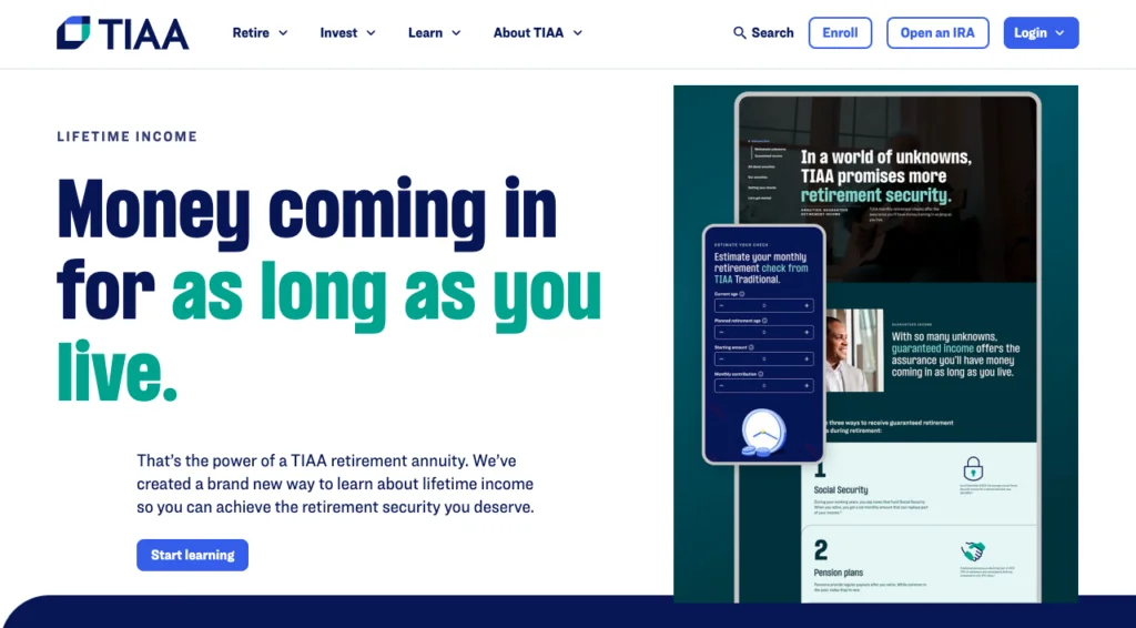 10 Best Online Banks in USA - Top Internet Bank of 2025 5 TIAA Online bank