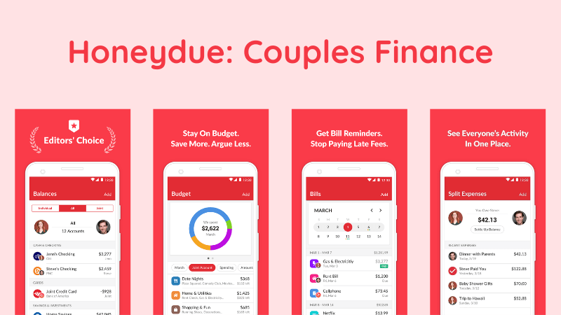 Honey Due couple budget app