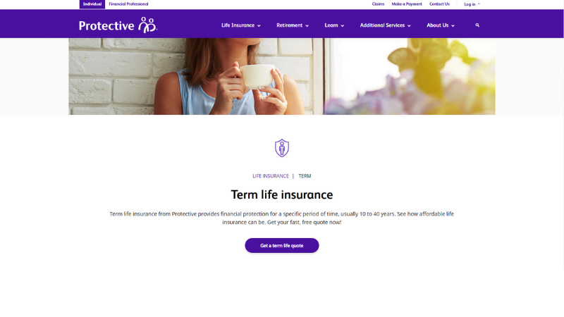 Protective term life insurance