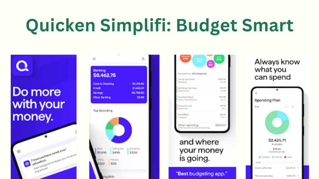 Quicken Simplifi Budget Smart