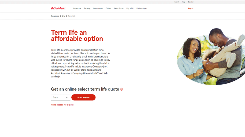 State Farm term life insurance